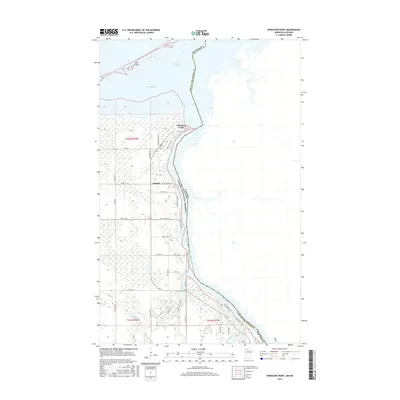 2016 Map of Wheelers Point, 2016 Print