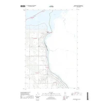 2019 Map of Wheelers Point, 2019 Print