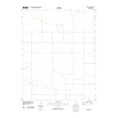 2010 Map of Wheeless, 2010 Print