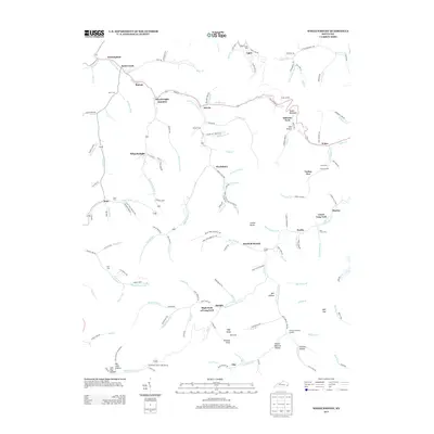 2013 Map of Wheelwright, 2013 Print
