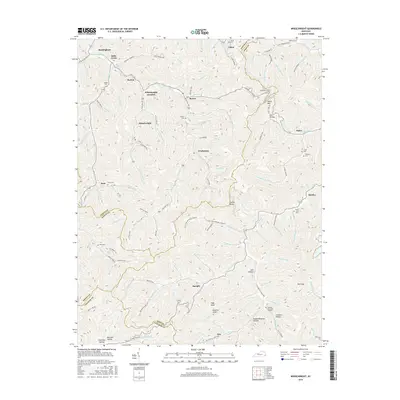 2016 Map of Wheelwright, 2016 Print