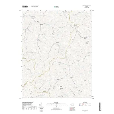 2019 Map of Wheelwright, 2019 Print