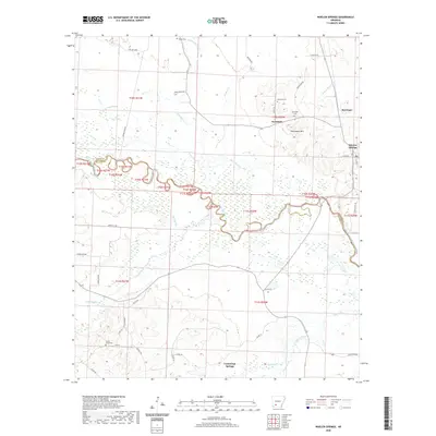 2020 Map of Whelen Springs, 2020 Print