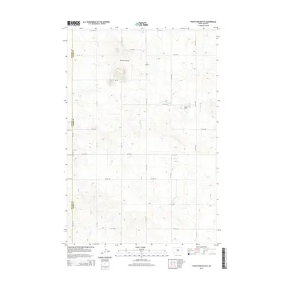 2014 Map of Whetstone Buttes, 2014 Print