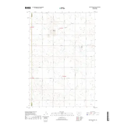 2018 Map of Whetstone Buttes, 2018 Print