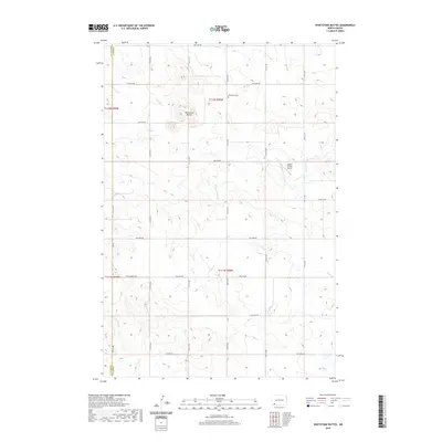 2020 Map of Whetstone Buttes, 2020 Print