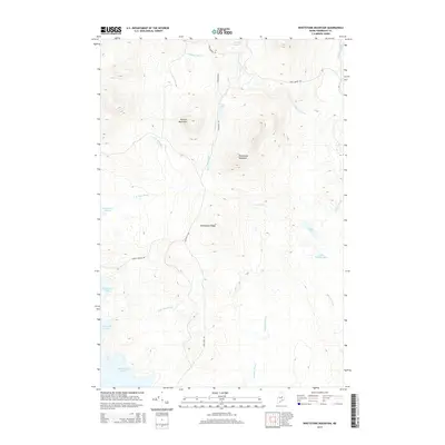 2014 Map of Whetstone Mountain, 2014 Print