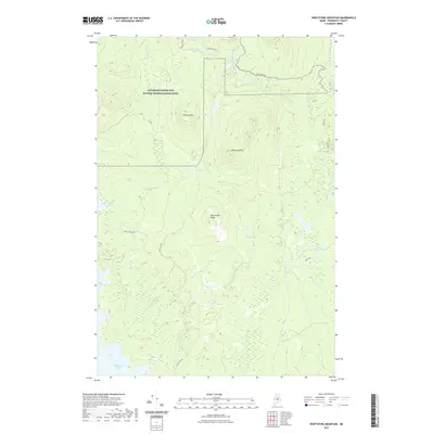 2021 Map of Whetstone Mountain, 2021 Print
