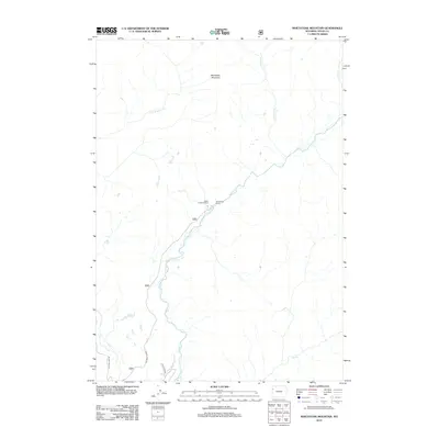 2012 Map of Whetstone Mountain, 2012 Print