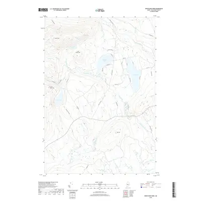 2018 Map of Whetstone Pond, 2018 Print