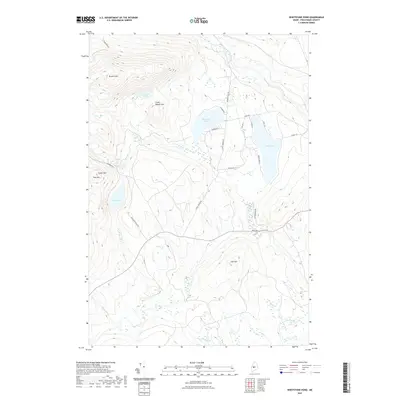 2021 Map of Whetstone Pond, 2021 Print