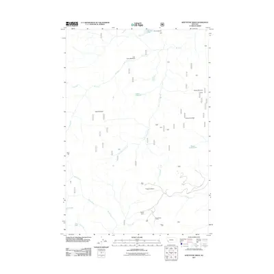 2011 Map of Whetstone Ridge, 2011 Print