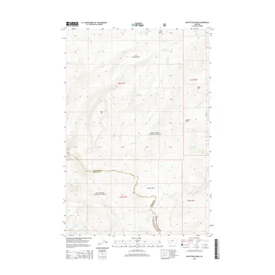 2014 Map of Whetstone Ridge, 2014 Print