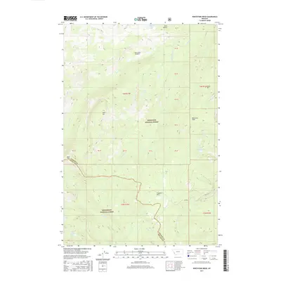 2017 Map of Whetstone Ridge, 2017 Print