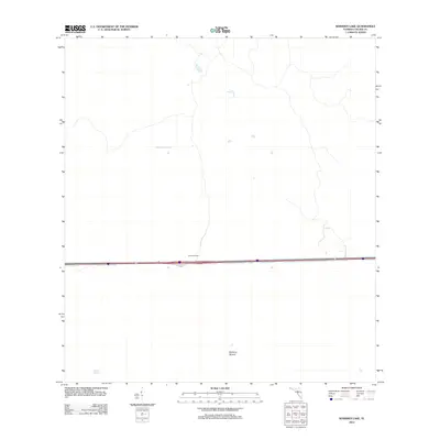 2012 Map of Whidden Lake, 2012 Print