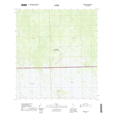 2021 Map of Whidden Lake, 2021 Print