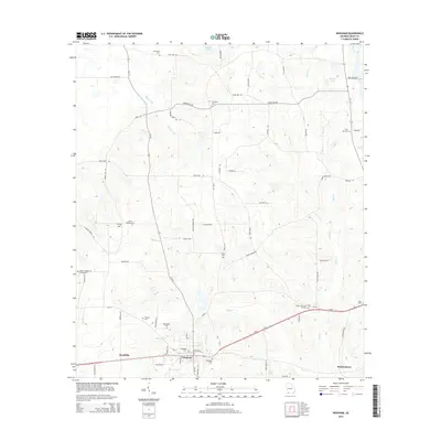 2014 Map of Whigham, 2014 Print
