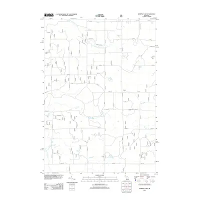 2012 Map of Whipple Lake, 2012 Print