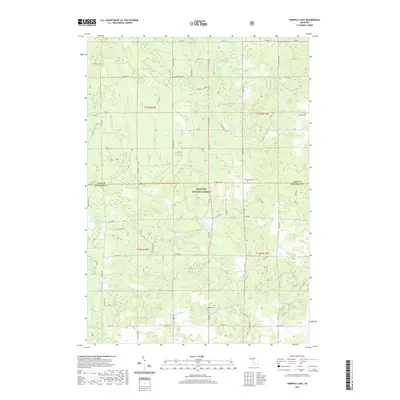 2019 Map of Whipple Lake, 2019 Print