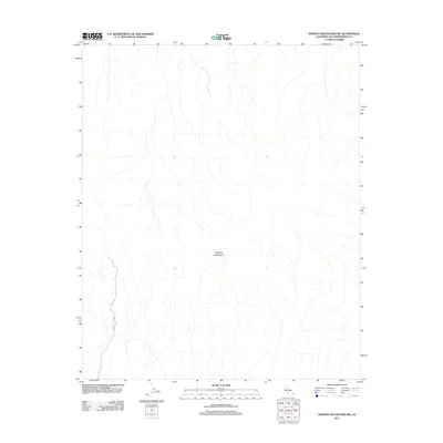 2012 Map of Whipple Mountains SW, 2012 Print
