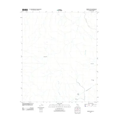 2012 Map of Whipple Wash, 2012 Print