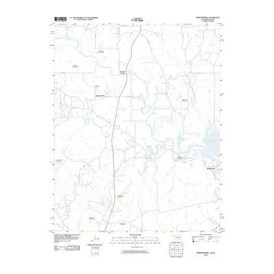 2010 Map of Whippoorwill, 2010 Print