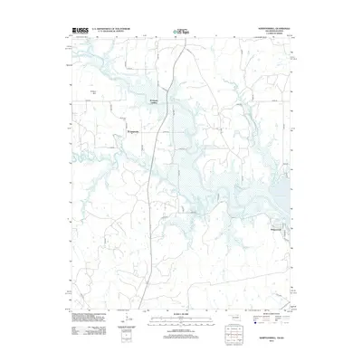 2012 Map of Whippoorwill, 2012 Print