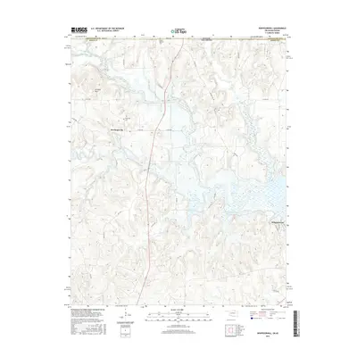 2016 Map of Whippoorwill, 2016 Print