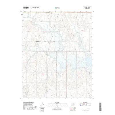 2018 Map of Whippoorwill, 2018 Print