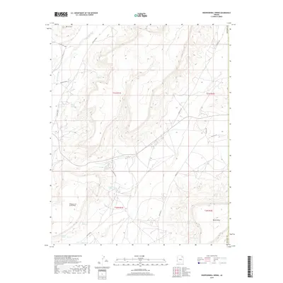 2018 Map of Whippoorwill Spring, 2018 Print