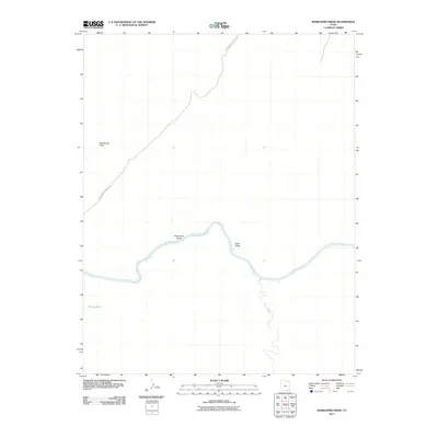 2011 Map of Whirlwind Draw, 2011 Print