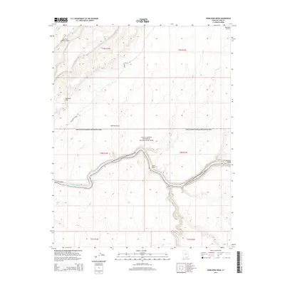 2014 Map of Whirlwind Draw, 2014 Print