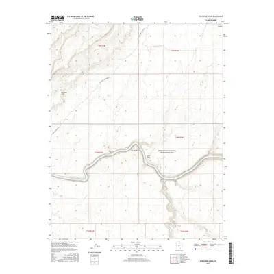2017 Map of Whirlwind Draw, 2017 Print