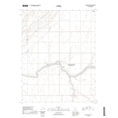 2020 Map of Whirlwind Draw, 2020 Print