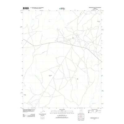2011 Map of Whirlwind Rock, 2011 Print