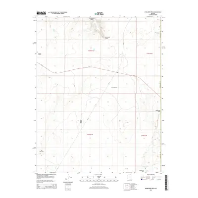 2014 Map of Whirlwind Rock, 2014 Print