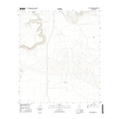 2016 Map of Whirlwind Spring, 2016 Print