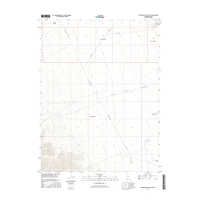 2017 Map of Whirlwind Valley NW, 2017 Print