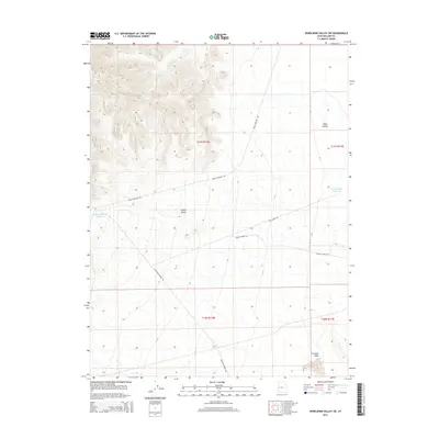2014 Map of Whirlwind Valley SW, 2014 Print