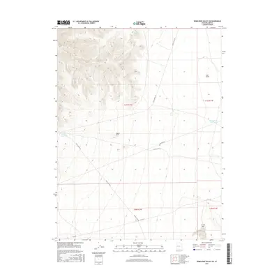 2017 Map of Whirlwind Valley SW, 2017 Print