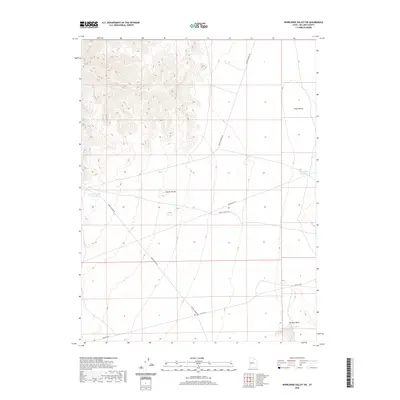 2020 Map of Whirlwind Valley SW, 2020 Print