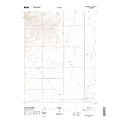 2023 Map of Whirlwind Valley SW, 2023 Print