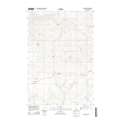 2013 Map of Whiskey Butte, 2013 Print