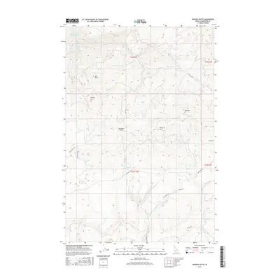 2017 Map of Whiskey Butte, 2017 Print