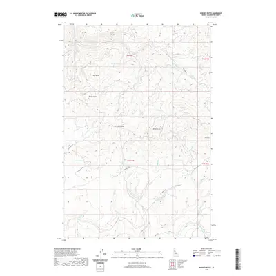 2020 Map of Whiskey Butte, 2020 Print