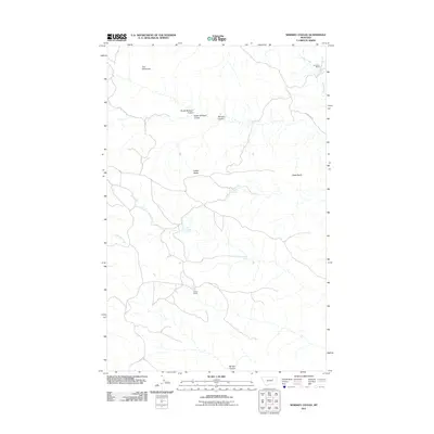 2011 Map of Whiskey Coulee, 2011 Print