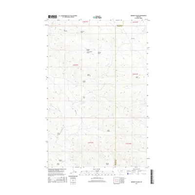 2017 Map of Whiskey Coulee, 2017 Print