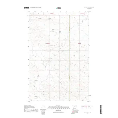 2020 Map of Whiskey Coulee, 2020 Print