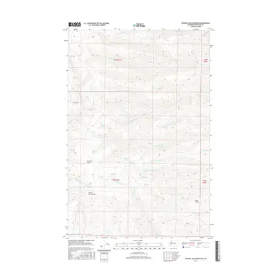 2017 Map of Whiskey Dick Mountain, 2017 Print