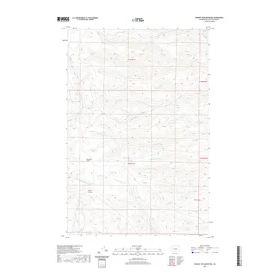 2020 Map of Whiskey Dick Mountain, 2020 Print